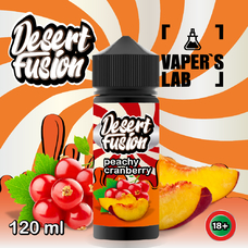 Жидкости для вейпа Dessert Fusion Peachy Cranberry 120