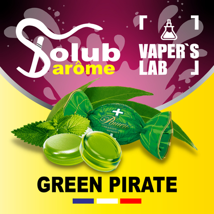 Фото, Відеоогляди на Найкращі харчові ароматизатори Solub Arome "Green pirate" (М'ятні цукерки) 