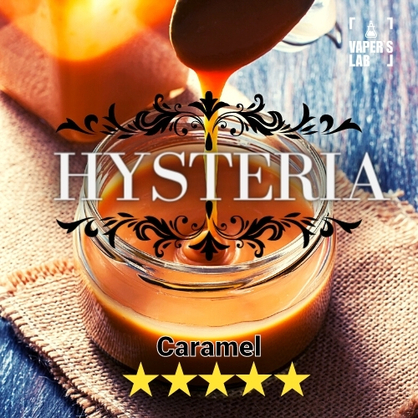 Фото, Видео на заправки для вейпа Hysteria Caramel 30 ml