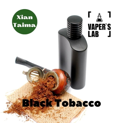 Фото, Відеоогляди на Натуральні ароматизатори для вейпів Xi'an Taima "Black Tobacco" (Чорний Тютюн) 