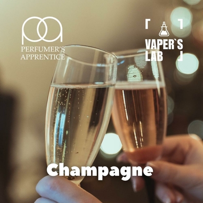 Фото, Відеоогляди на Натуральні ароматизатори для вейпів TPA "Champagne" (Шампанське) 