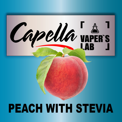 Фото на Ароматизатори Capella Peach with Stevia Персик зі стевією