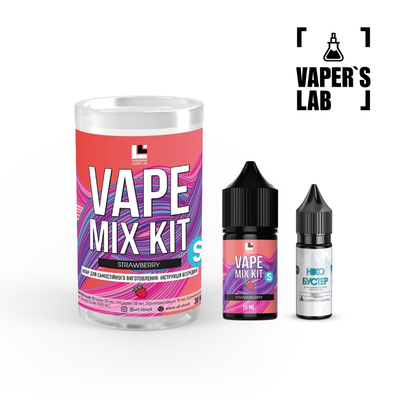 Фото, Видеообзор на жижку Salt Vape Mix Kit Salt2 Strawberry 30 мл