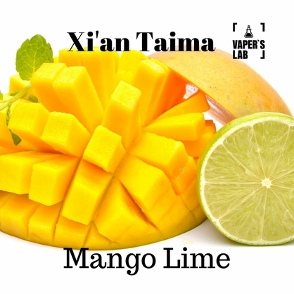 Фото, Відеоогляди на ароматизатор для самозамісу Xi'an Taima "Mango Lime" (Манго лайм) 