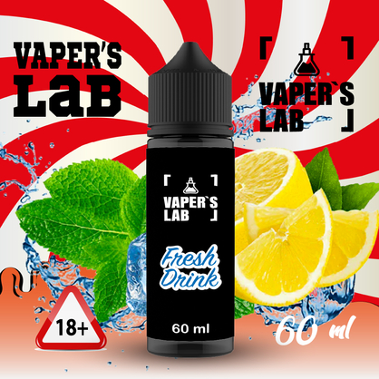 Фото, Видео на жидкости Vapers Lab Fresh drink 60 ml