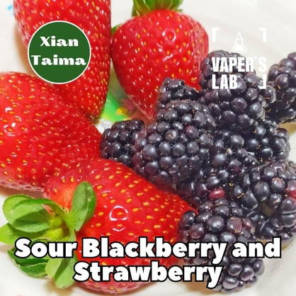 Фото, Видео, Натуральные ароматизаторы для вейпа  Xi'an Taima "Sour Blackberry and Strawberry" (Кислая ежевика и клубника) 