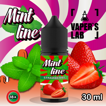 Фото жидкость для под систем mint strawberry 30ml