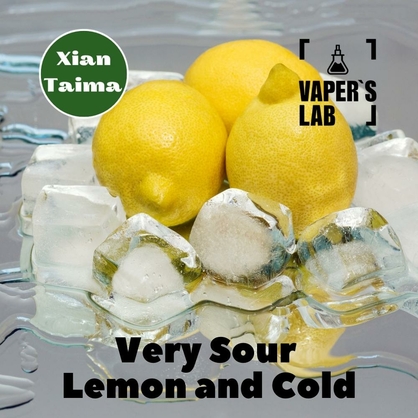 Фото, Відеоогляди на Ароматизатори для рідин Xi'an Taima "Very Sour Lemon and Cold" (Дуже кислий і холодний лимон) 