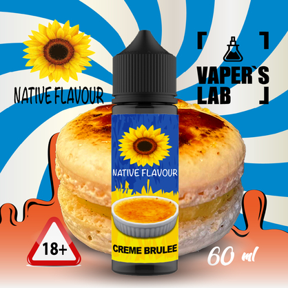 Фото заправка на вейп native flavour creme brulee 60 ml