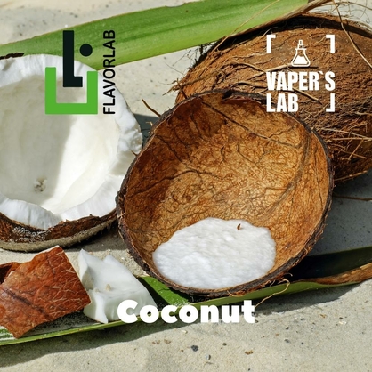 Фото на Ароматизаторы для вейпа Flavor Lab Coconut 10 мл