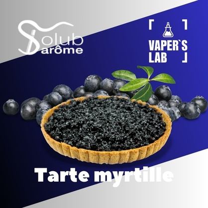 Фото, Відеоогляди на Ароматизатори для вейпа Solub Arome "Tarte myrtille" (Чорничний пиріг) 