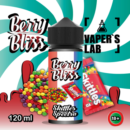 Фото жижи для вейпа berry bliss skittles spectra 120 мл (конфеты скитлс)