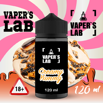 Фото рідини для вейпа vapers lab creamy yummy 120 ml