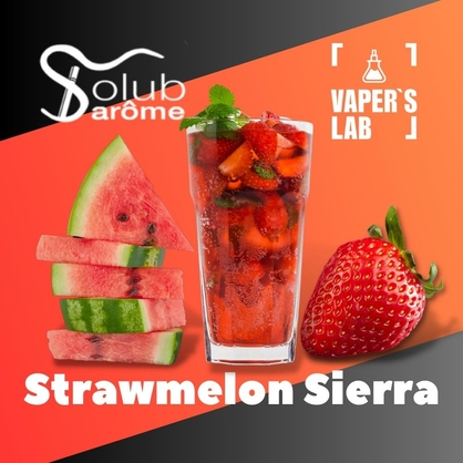 Фото, Відеоогляди на ароматизатор електронних сигарет Solub Arome "Strawmelon Sierra" (Коктейль з кавуном та полуницею) 