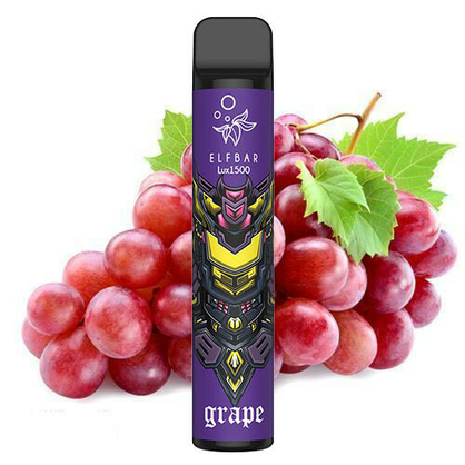 Фото, Відео, для одноразової сигарети Elf Bar Lux Grape 