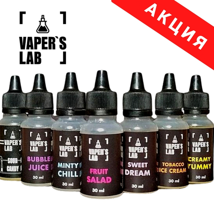 Фото, Відео на Заправки до вейпа Набір 11x30ml Vaper's Lab