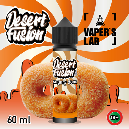 Фото рідини для електронних сигарет dessert fusion sugary donut 60 ml