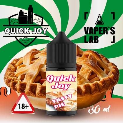 Фото, Видеообзор на жижку Salt Quick Joy Salt Tasty Pie 30ml