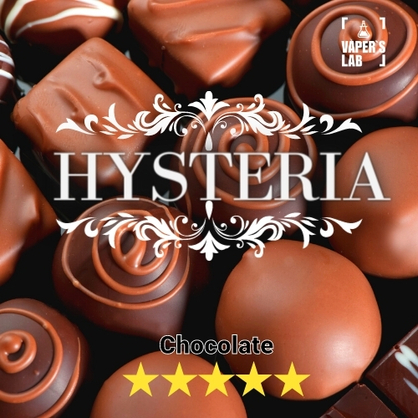 Фото, Видео на Жидкости для вейпа Hysteria Chocolate 30 ml