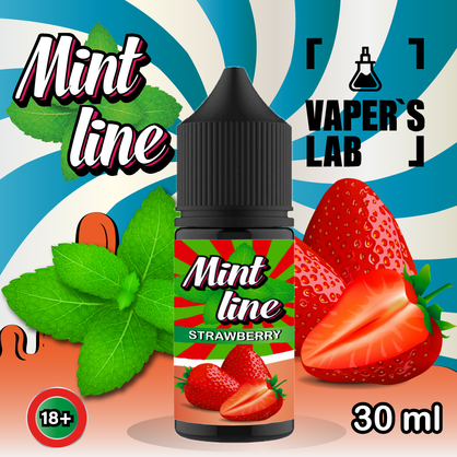 Фото жидкость для под систем mint strawberry 30ml