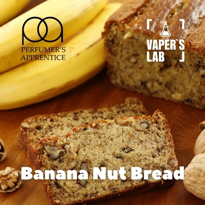 Фото, Видео, Премиум ароматизатор для электронных сигарет TPA "Banana Nut Bread" (Бананово-ореховый хлеб) 