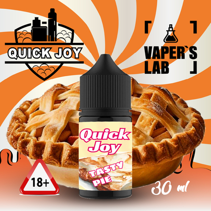 Фото, Видеообзор на жижку Salt Quick Joy Salt Tasty Pie 30ml