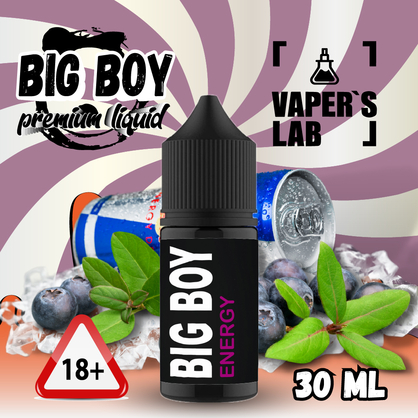 Фото, Відеоогляди на Жижу Salt BIG BOY Salt Energy berry mix 30 ml