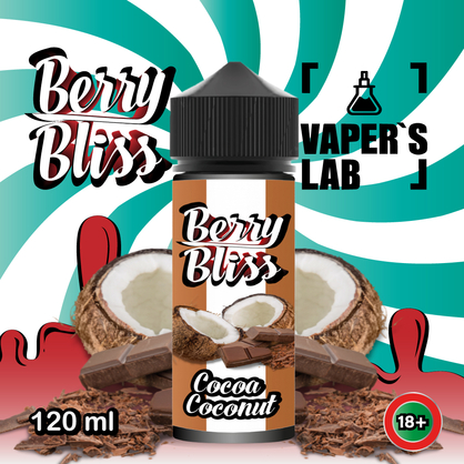 Фото рідини для вейпа berry bliss cocoa coconut 120 мл (кокос, какао)