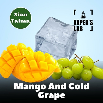 Фото, Відеоогляди на Ароматизатори для вейпа Xi'an Taima "Mango and Cold Grape" (Манго та холодний виноград) 