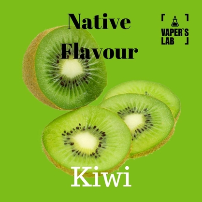 Фото, Видео на жижу для вейпа Native Flavour Kiwi 100 ml