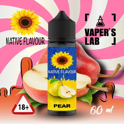 Фото купити рідину native flavour pear 60 ml