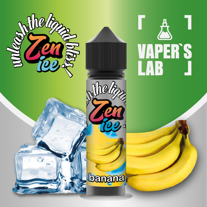 Фото рідини для електронних сигарет zen ice banana