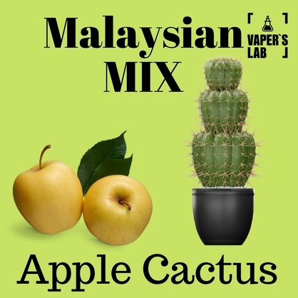 Фото, Видеообзор на жижку Salt Malaysian MIX Salt Apple cactus 15 ml