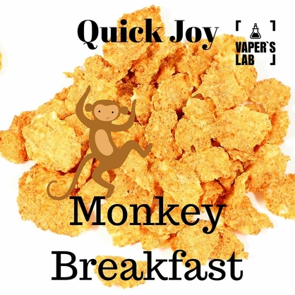 Фото, Видео на Заправки до вейпа Quick Joy Monkey Breakfast 100 ml