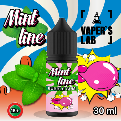 Фото сольова жижа для пода mint bubble gum 30ml