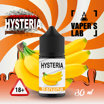 Фото, Видеообзор на жижку Salt Hysteria Salt Banana 30 ml