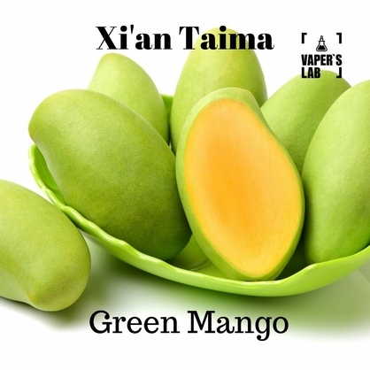 Фото, Видео, Ароматизаторы для вейпа Xi'an Taima "Green Mango" (Зеленый манго) 