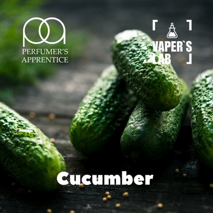 Фото, Відеоогляди на Ароматизатори для сольового нікотину TPA "Cucumber" (Огірок) 