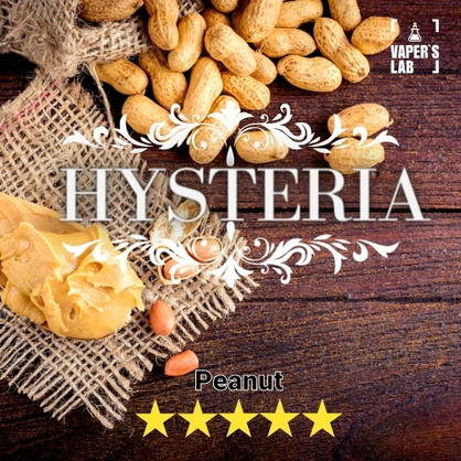 Фото купить заправку для пода без никотина hysteria peanut 30 ml