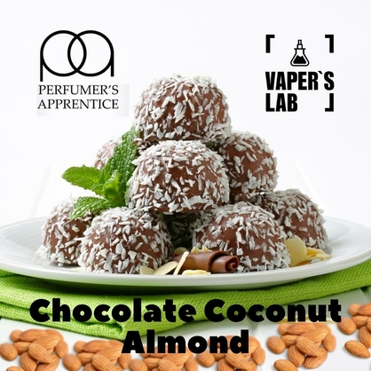 Фото, Відеоогляди на Ароматизатори смаку TPA "Chocolate Coconut Almond" (Шоколад кокос та мигдаль) 