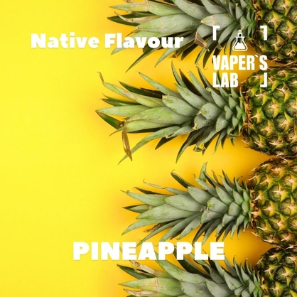 Фото, Відеоогляди на Ароматизатор для самозамісу Native Flavour "Pineapple" 30мл 