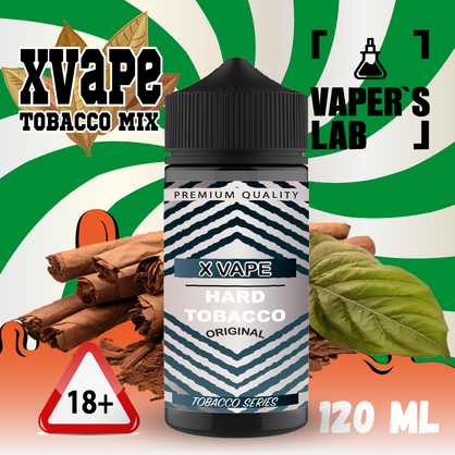 Фото жижа xvape hard tobacco 120 мл