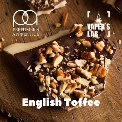 Фото, Відеоогляди на Преміум ароматизатор для електронних сигарет TPA "English Toffee" (Англійська іриска) 