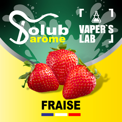 Фото, Відеоогляди на Ароматизатор для самозамісу Solub Arome "Fraise" (Полуниця) 