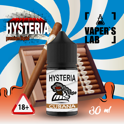 Фото, Видеообзор на жижку Salt Hysteria Salt Cubana 30 ml