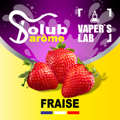 Фото, Відеоогляди на Ароматизатор для самозамісу Solub Arome "Fraise" (Полуниця) 