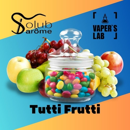 Фото, Відеоогляди на Натуральні ароматизатори для вейпів Solub Arome "Tutti Frutti" (Фруктова жуйка) 