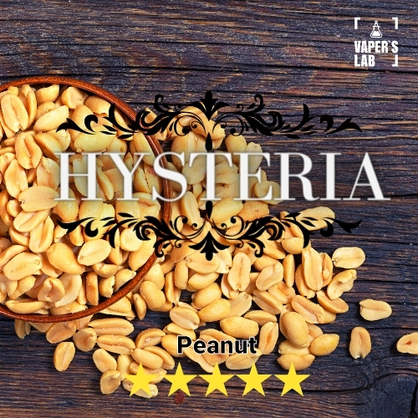 Фото, Видео на Заправки до вейпа Hysteria Peanut 30 ml