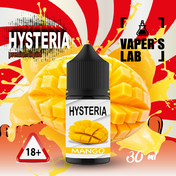 Відгуки для рідини salt зі знижкою Hysteria Salt "Mango" 30 ml 