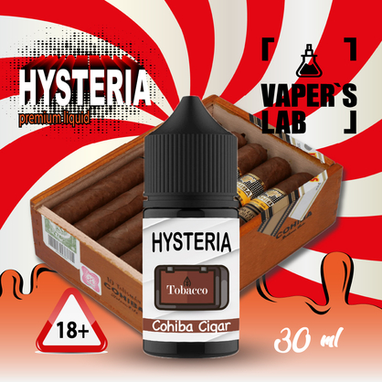 Фото купить жижи для пода hysteria cohiba cigar 30 ml